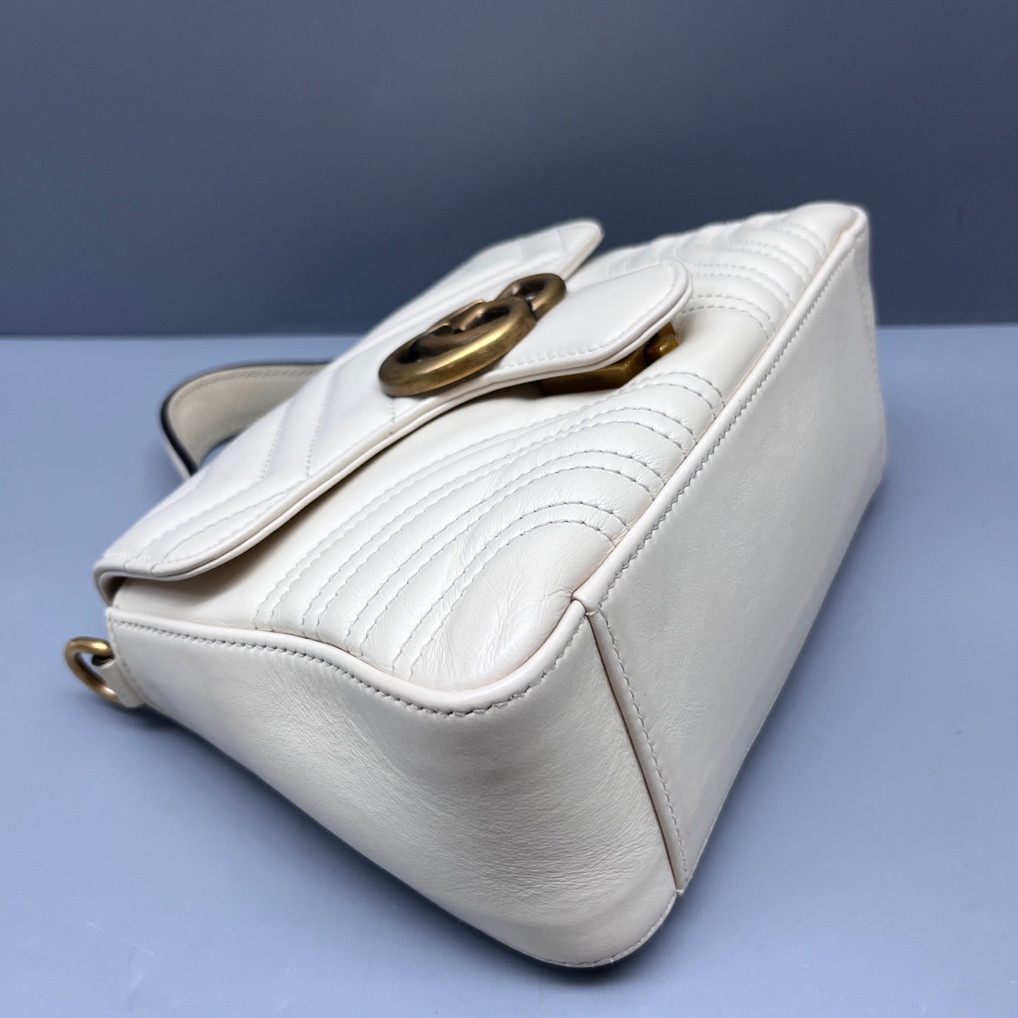 Gucci - Marmont - Leather - White - (small)