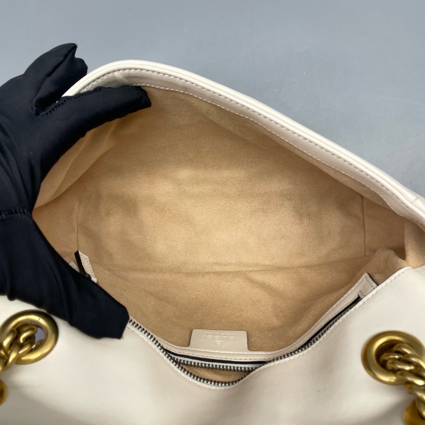Gucci - Marmont - Leather - White - (small)