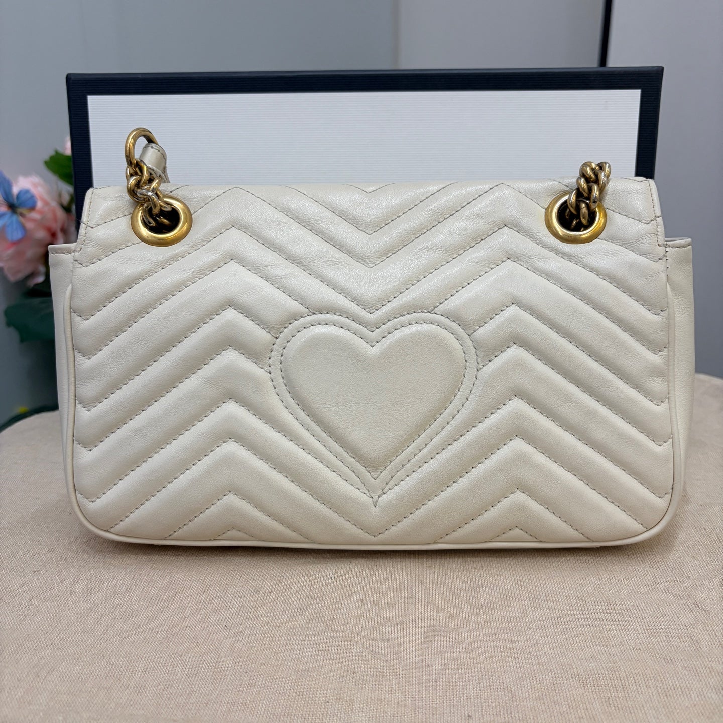 Gucci - Marmont - Leather - White - (small)