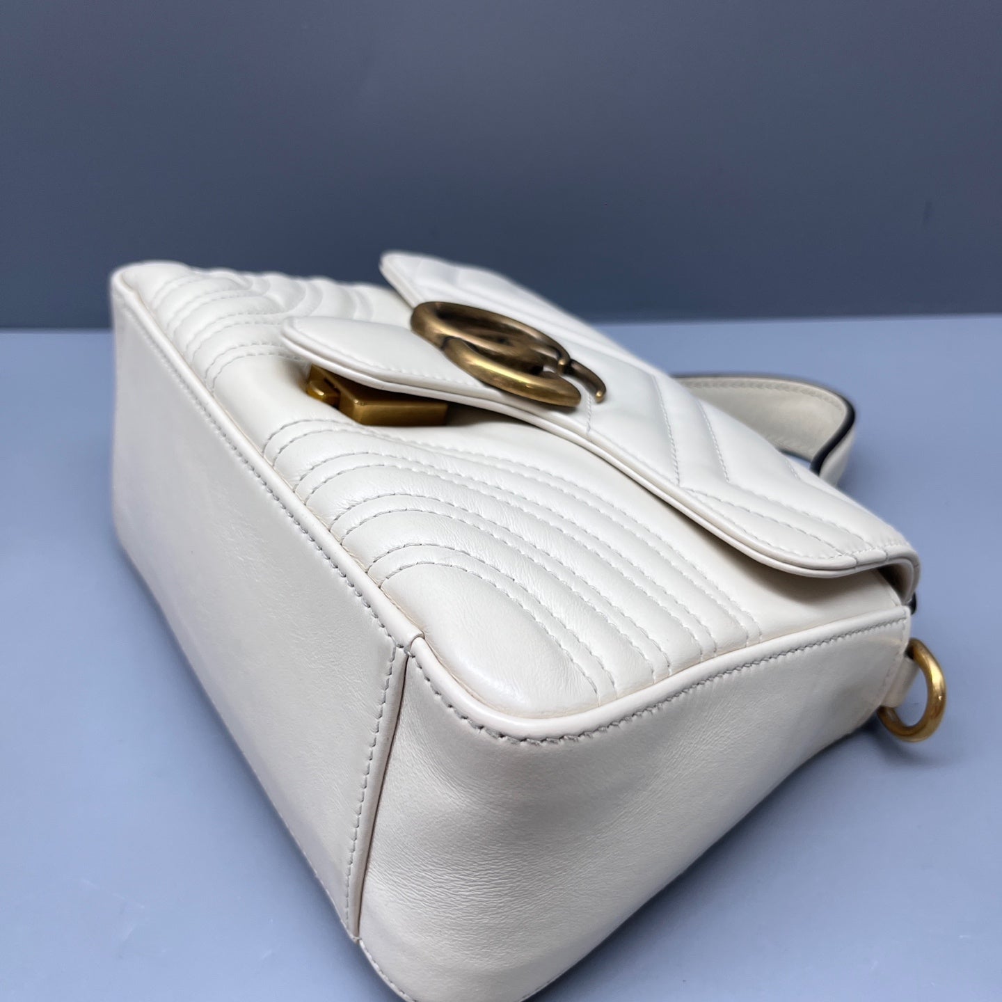 Gucci - Marmont - Leather - White - (small)
