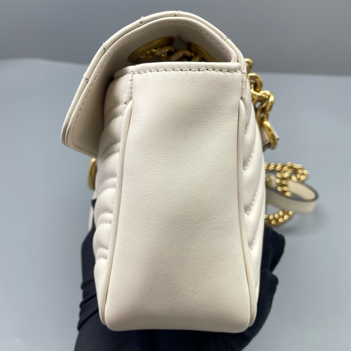 Gucci - Marmont - Leather - White - (small)