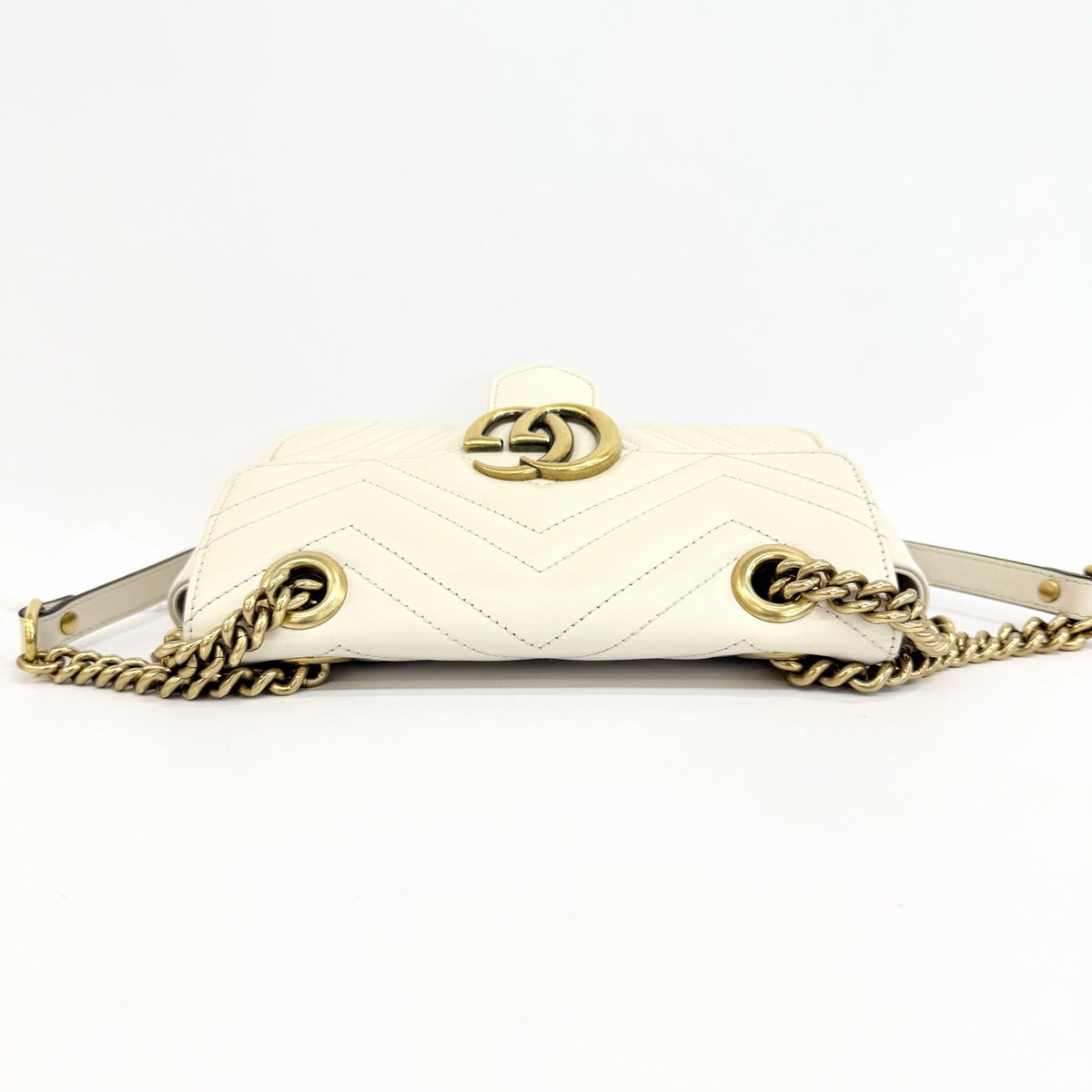 Gucci - Marmont - Leather - White - (small)