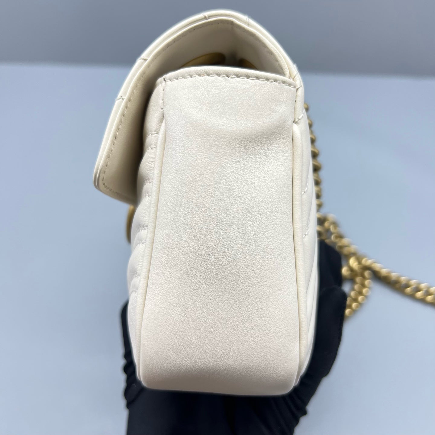 Gucci - Marmont - Leather - White - (small)