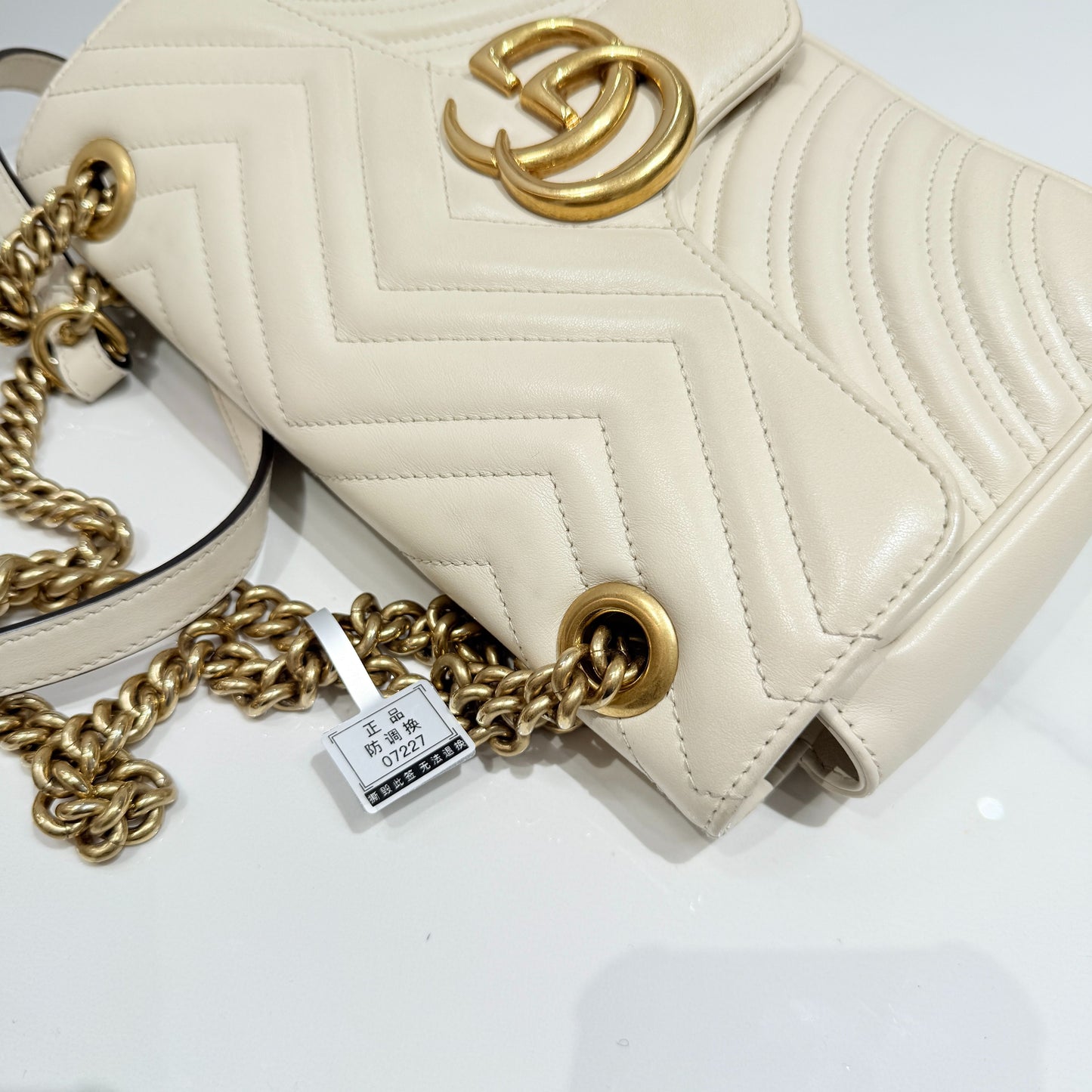 Gucci - Marmont - Leather - White - (small)