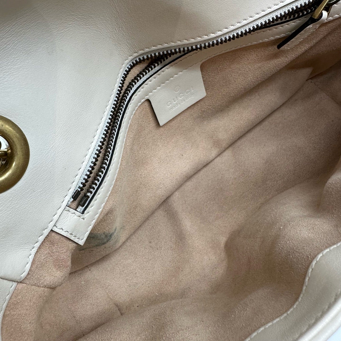 Gucci - Marmont - Leather - White - (small)