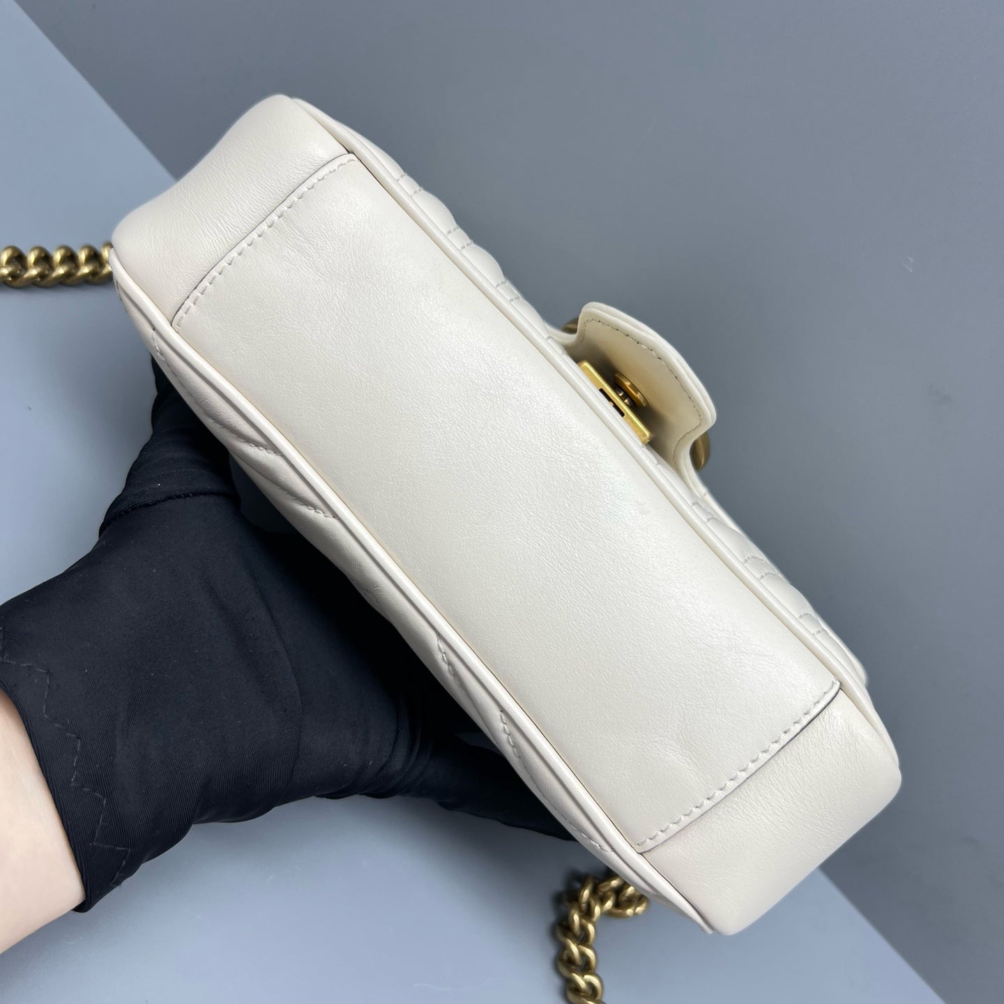 Gucci - Marmont - Leather - White - (small)