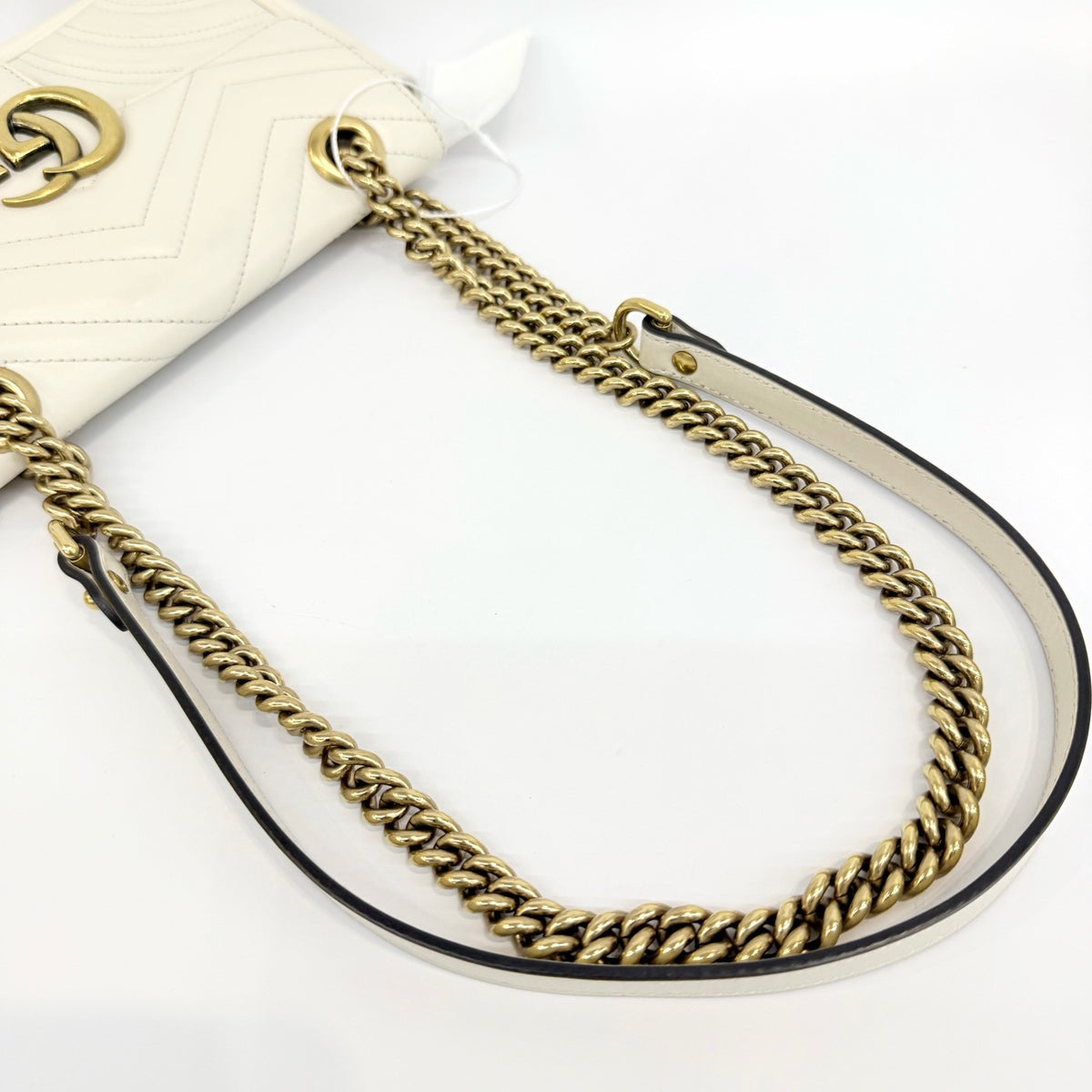 Gucci - Marmont - Leather - White - (small)