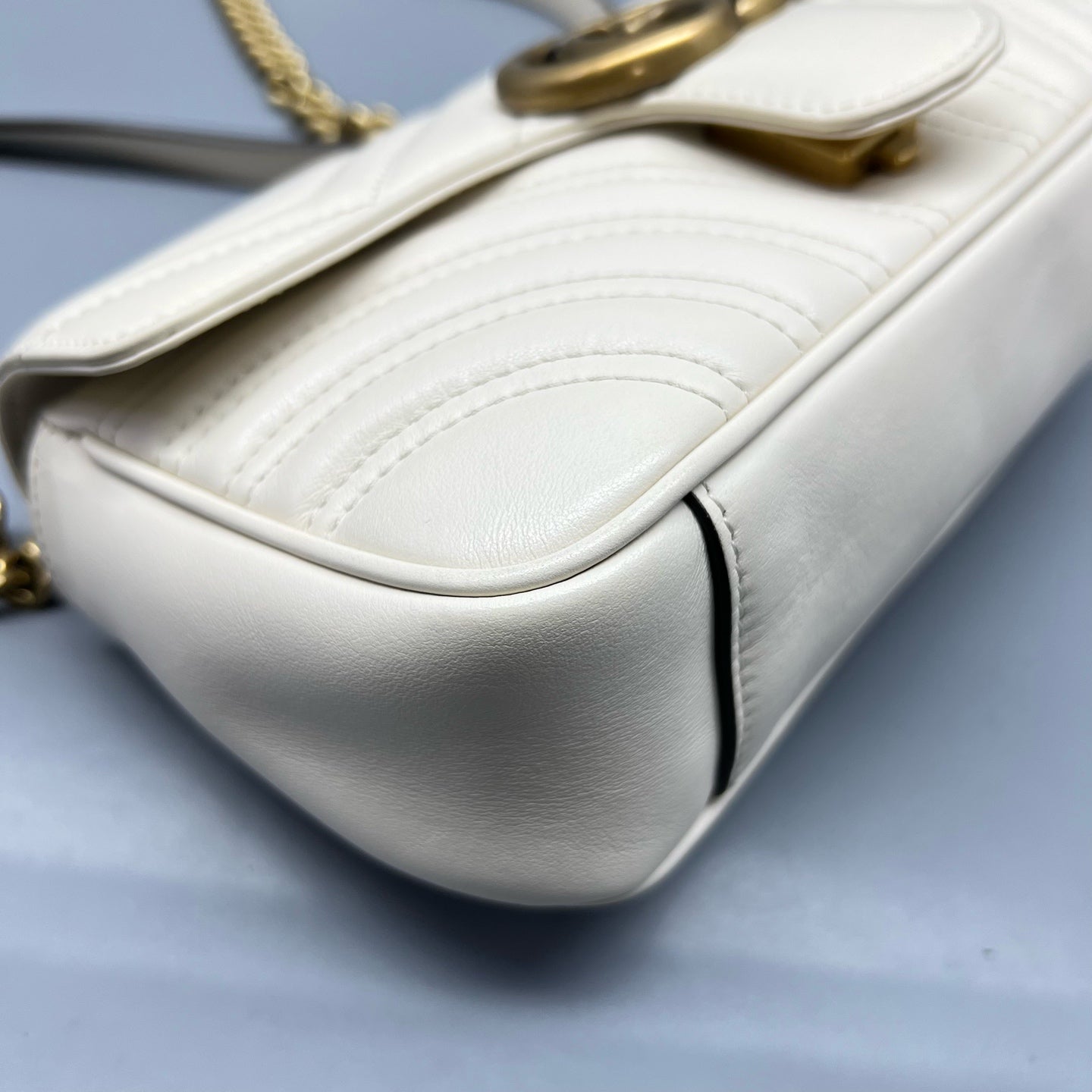 Gucci - Marmont - Leather - White - (small)