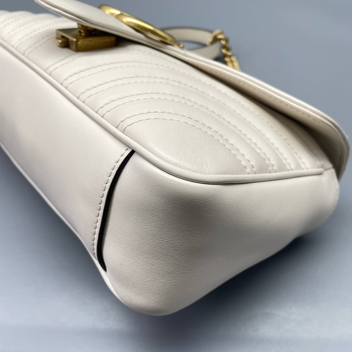 Gucci - Marmont - Leather - White - (small)