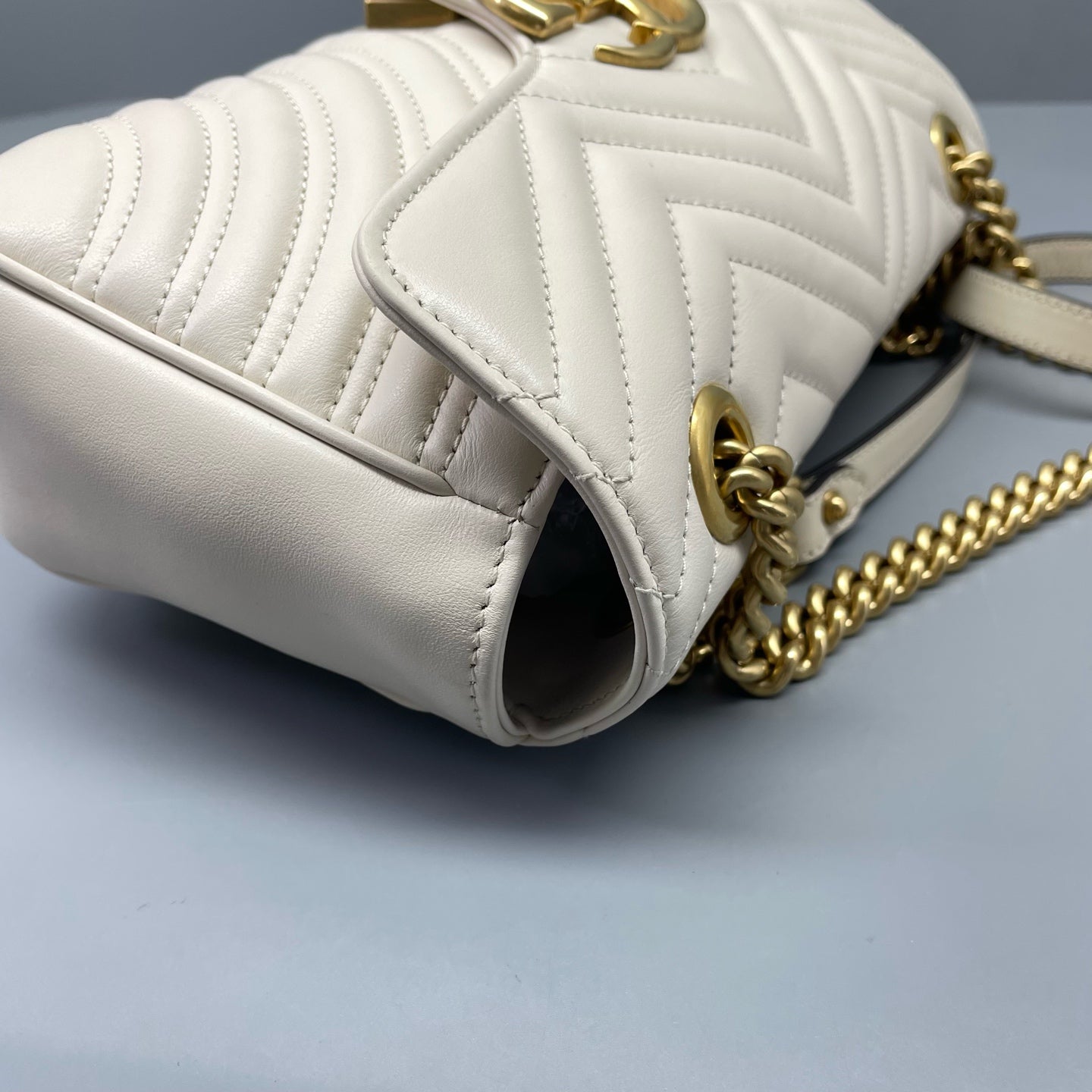 Gucci - Marmont - Leather - White - (small)