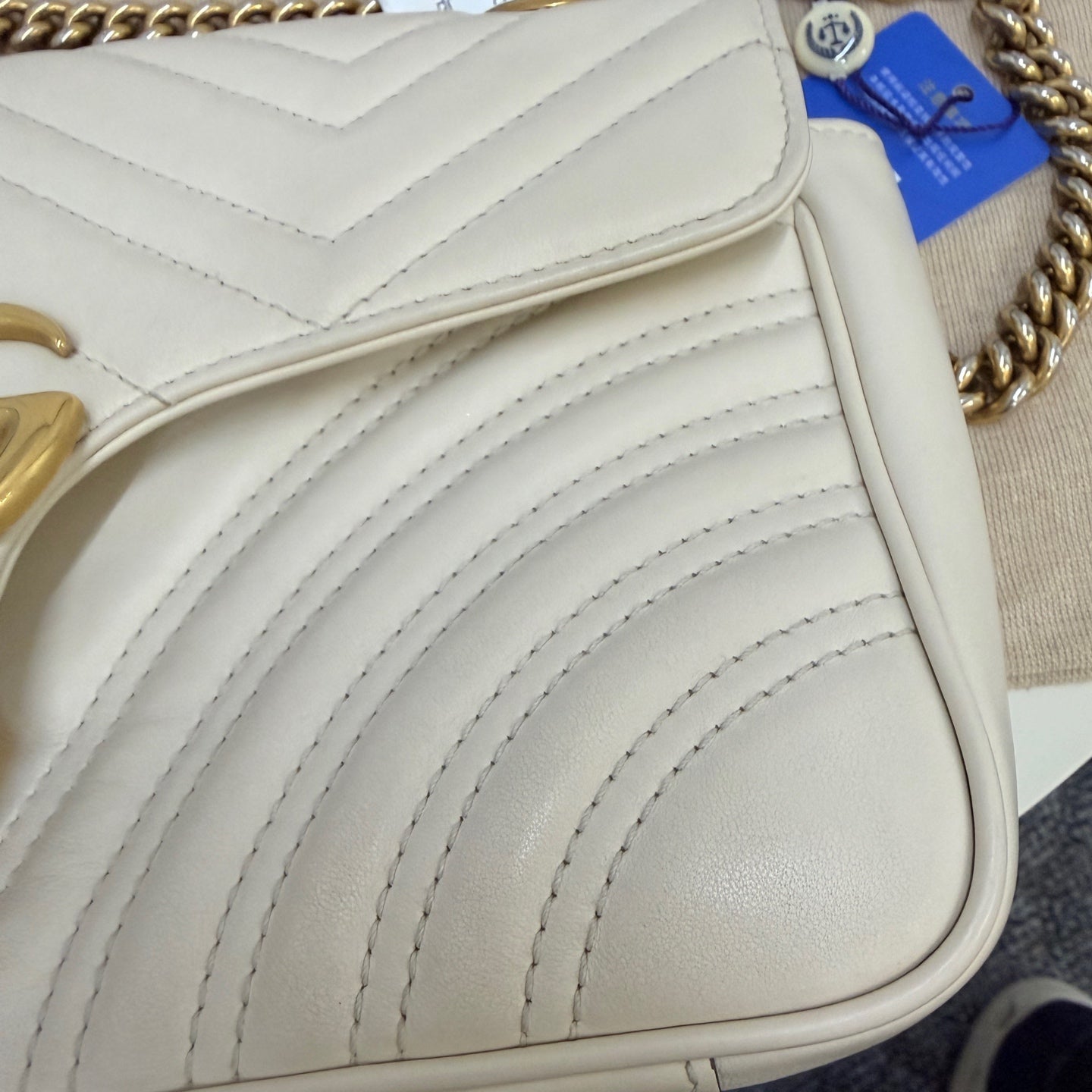 Gucci - Marmont - Leather - White - (small)