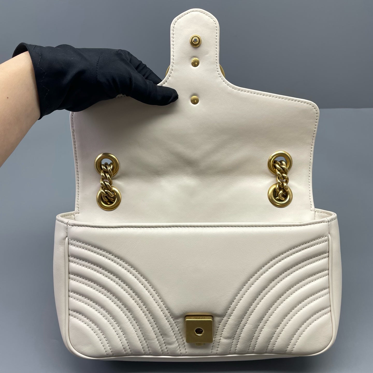 Gucci - Marmont - Leather - White - (small)