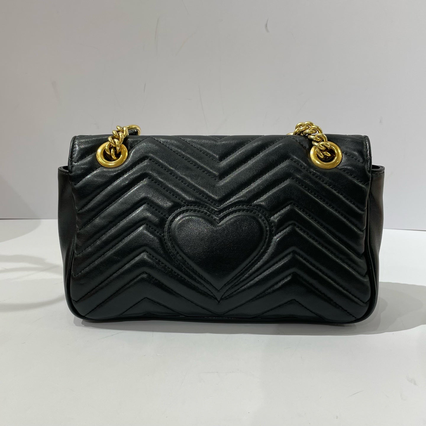 Gucci - Marmont - Matelassé leather - Black - (Small)