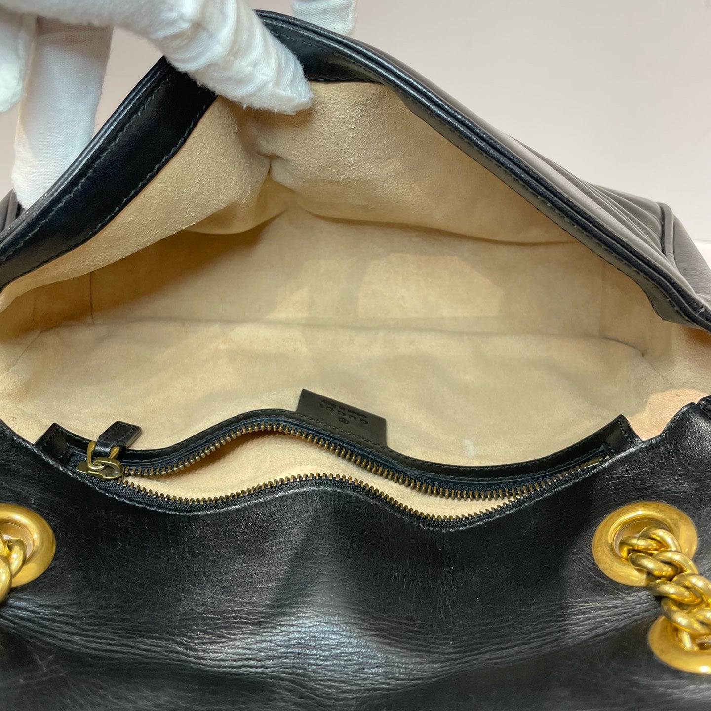 Gucci - Marmont - Matelassé leather - Black - (Small)