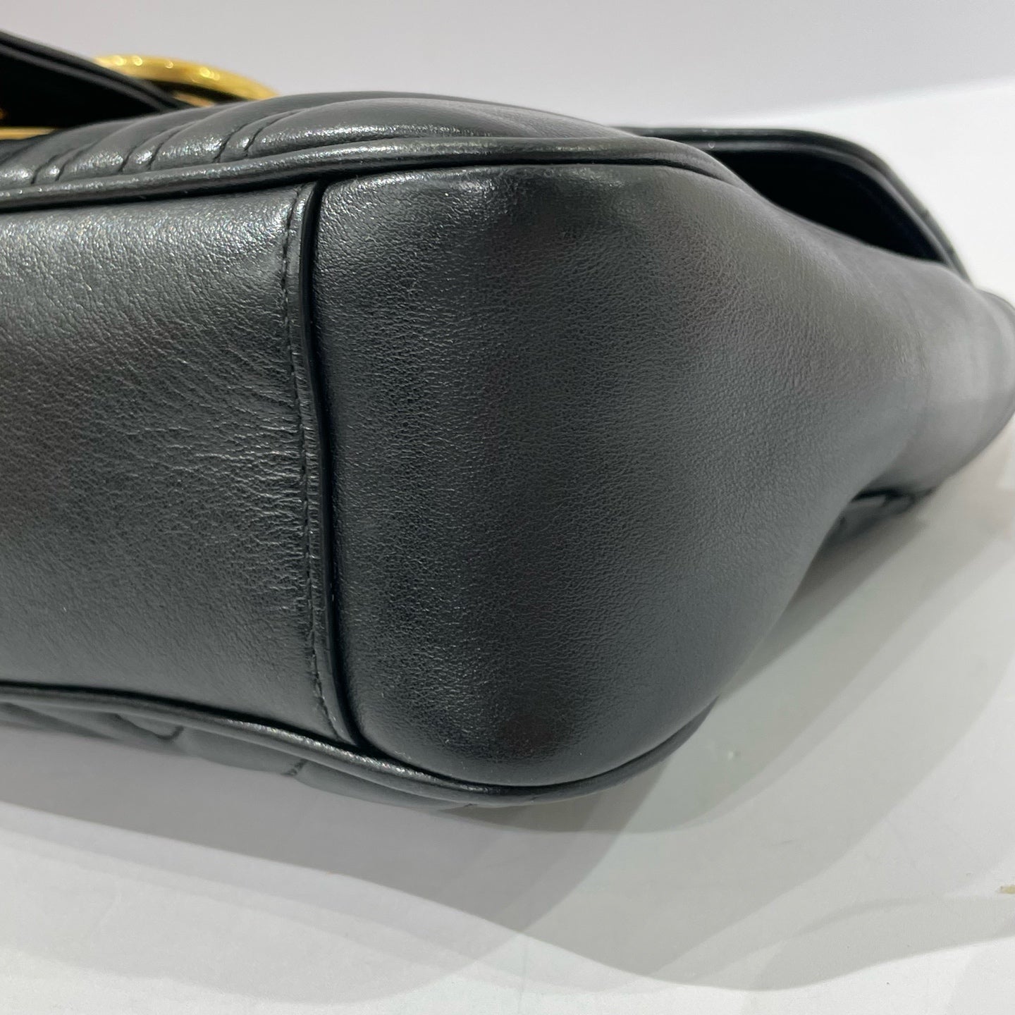 Gucci - Marmont - Matelassé leather - Black - (Small)