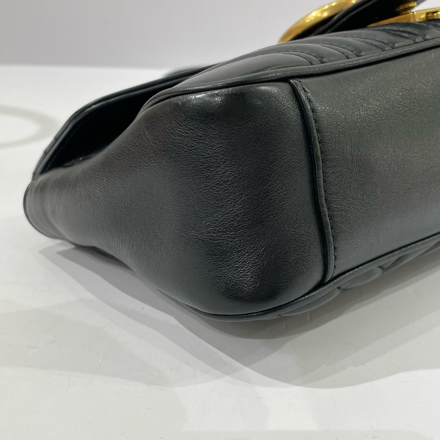 Gucci - Marmont - Matelassé leather - Black - (Small)