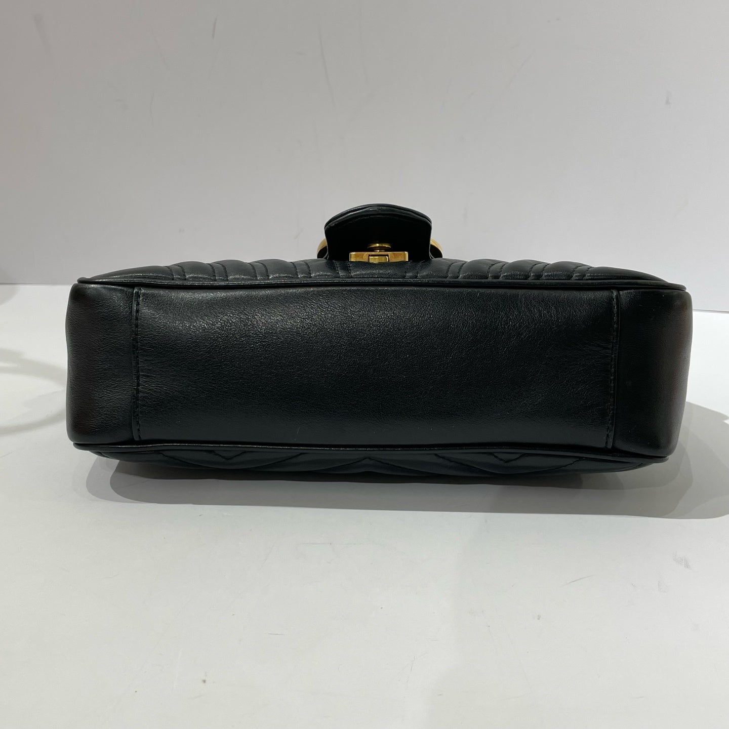 Gucci - Marmont - Matelassé leather - Black - (Small)