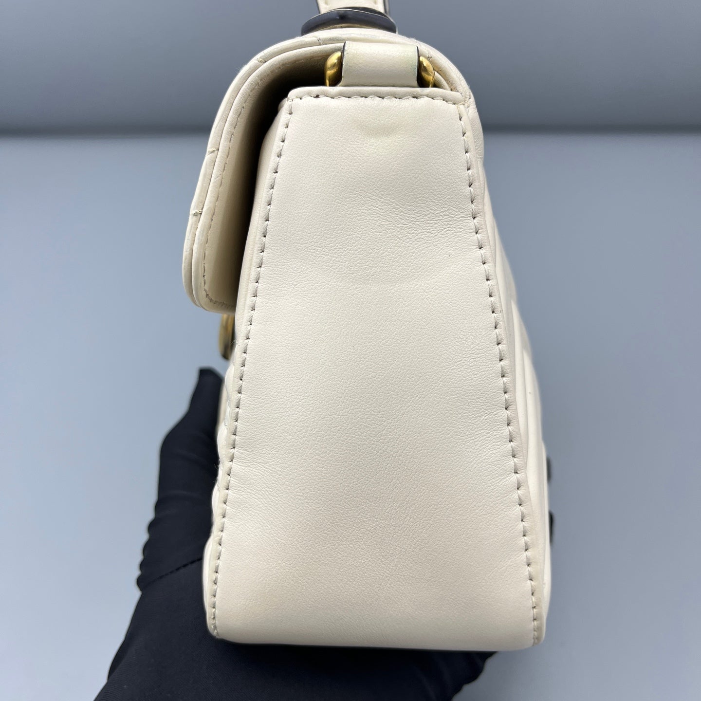 Gucci - Marmont Messenger - Leather - White