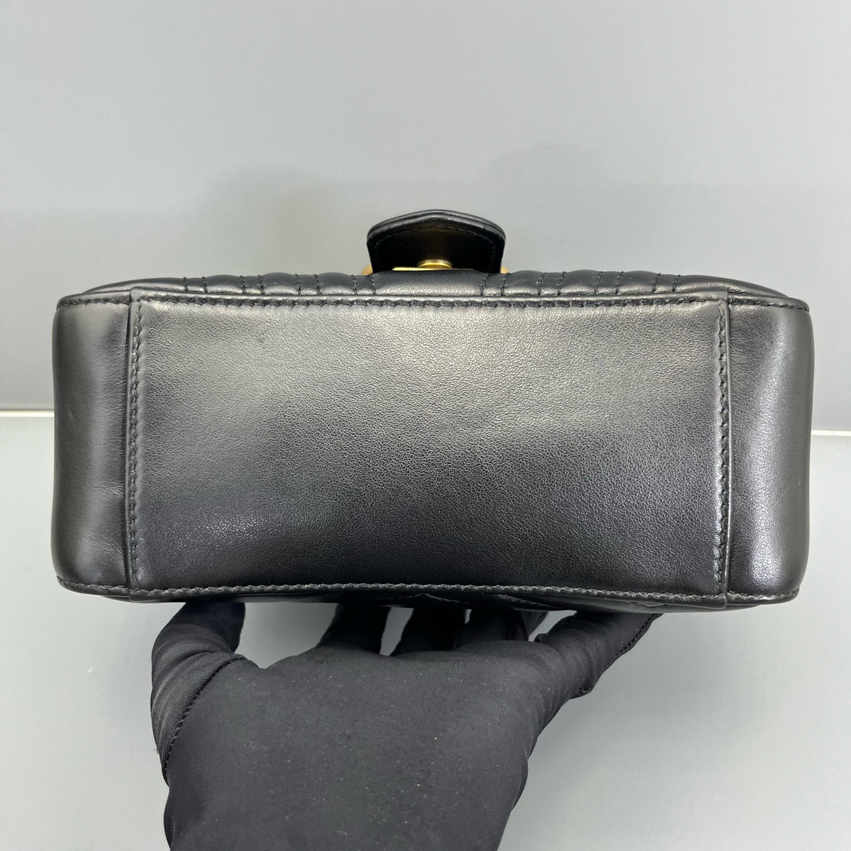 Gucci - Marmont Messenger - Leather - Black - (mini)