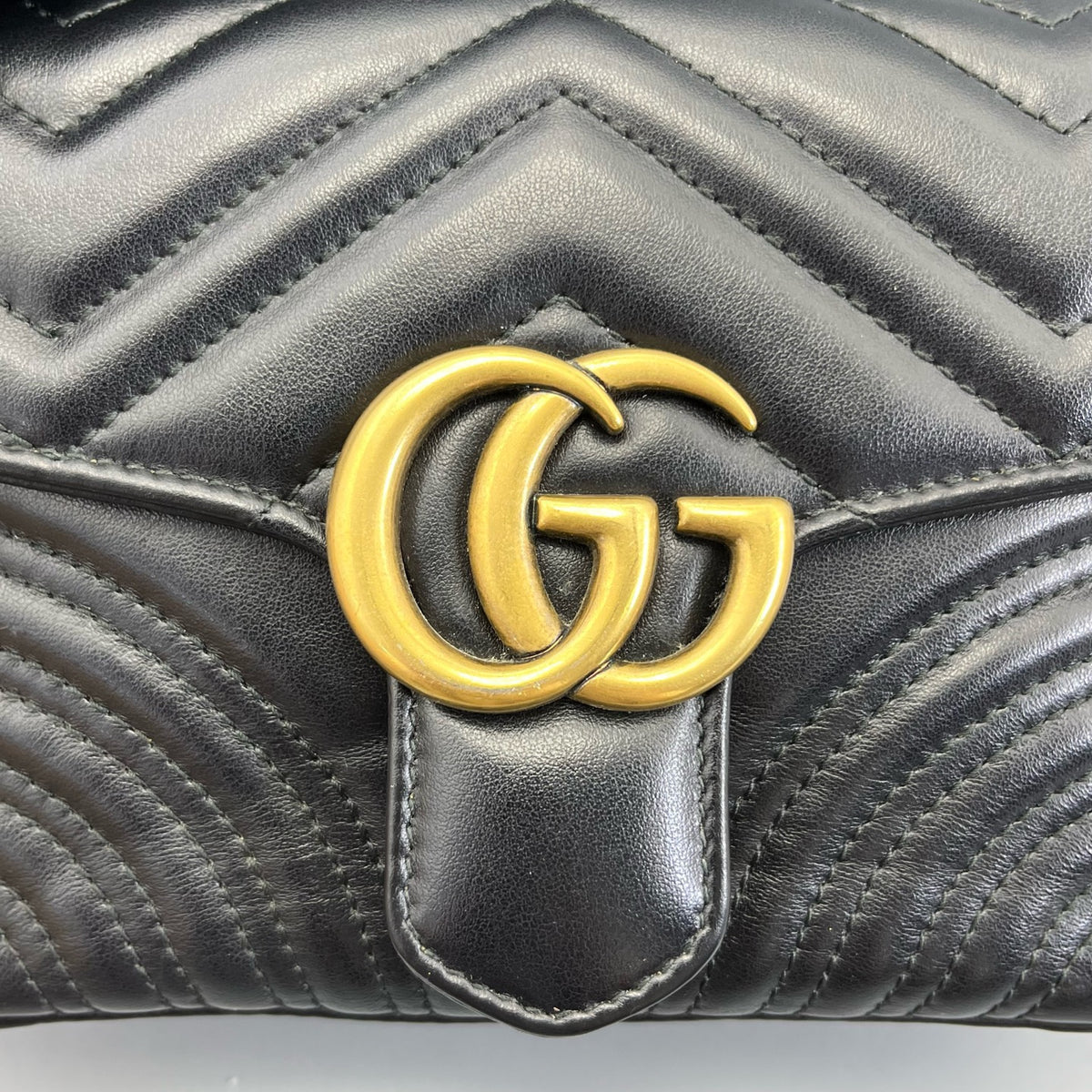 Gucci - Marmont Messenger - Leather - Black - (mini)