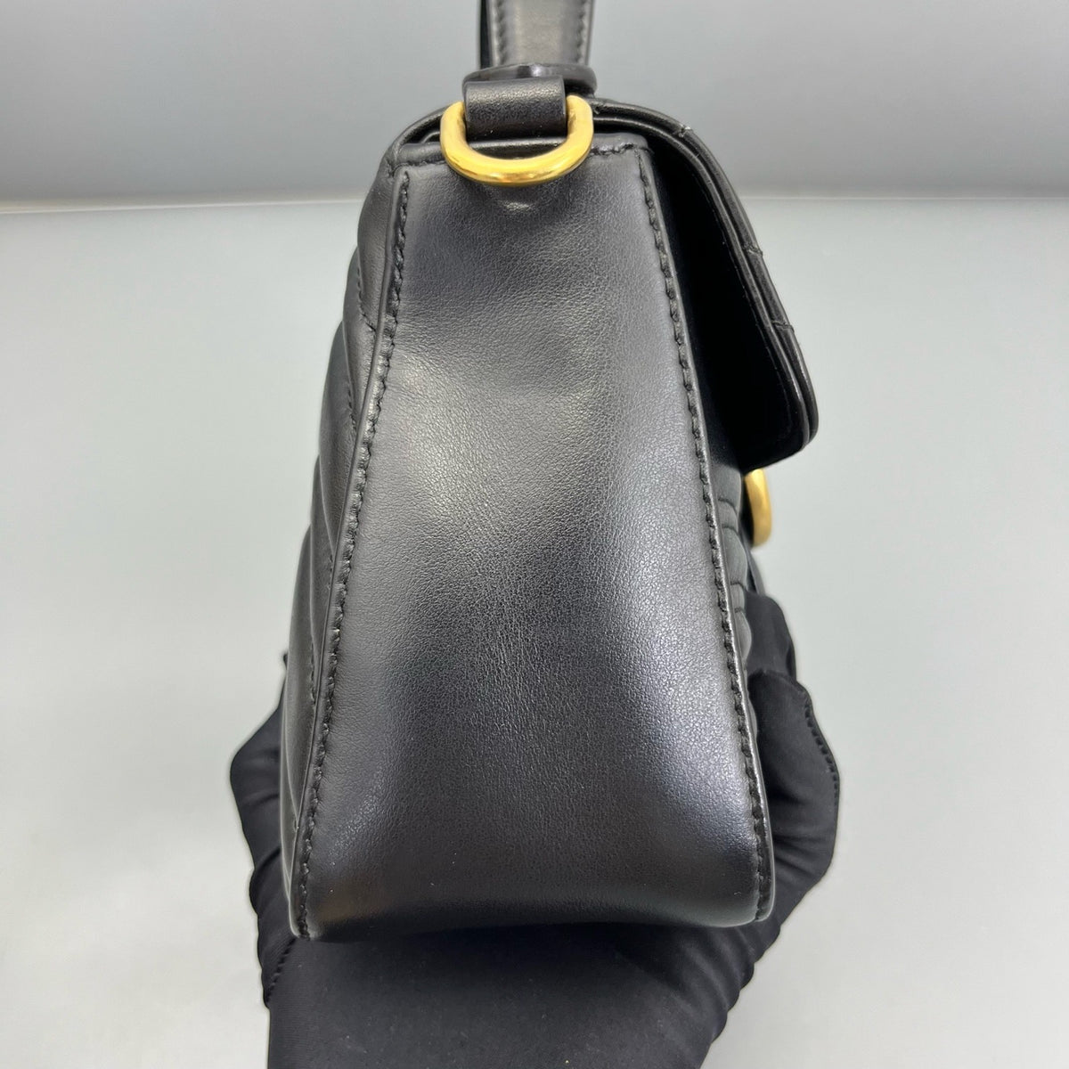 Gucci - Marmont Messenger - Leather - Black - (mini)