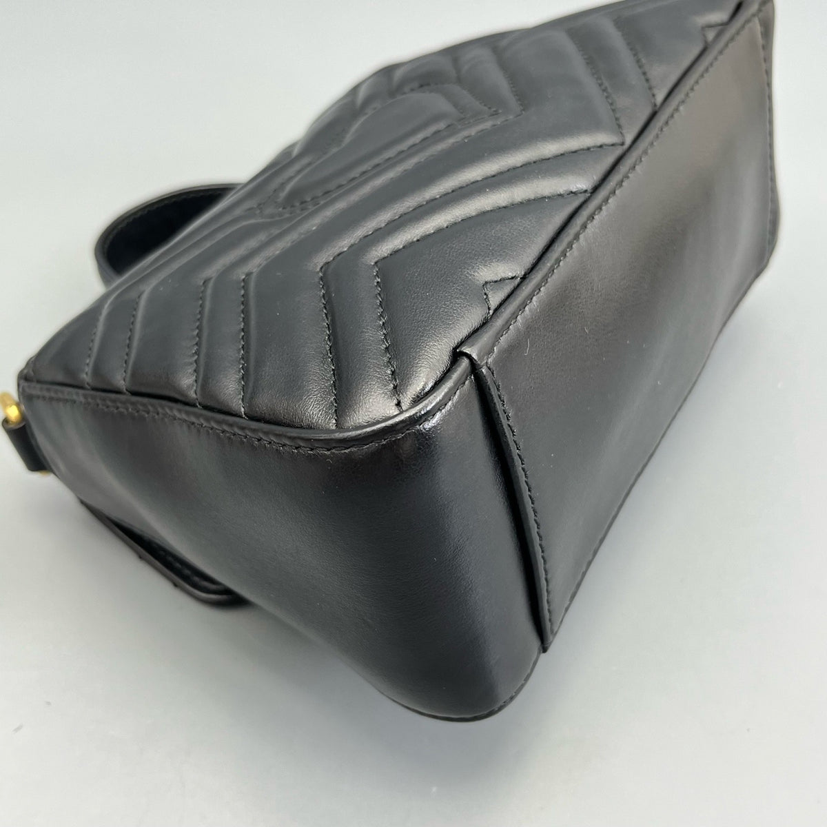 Gucci - Marmont Messenger - Leather - Black - (mini)