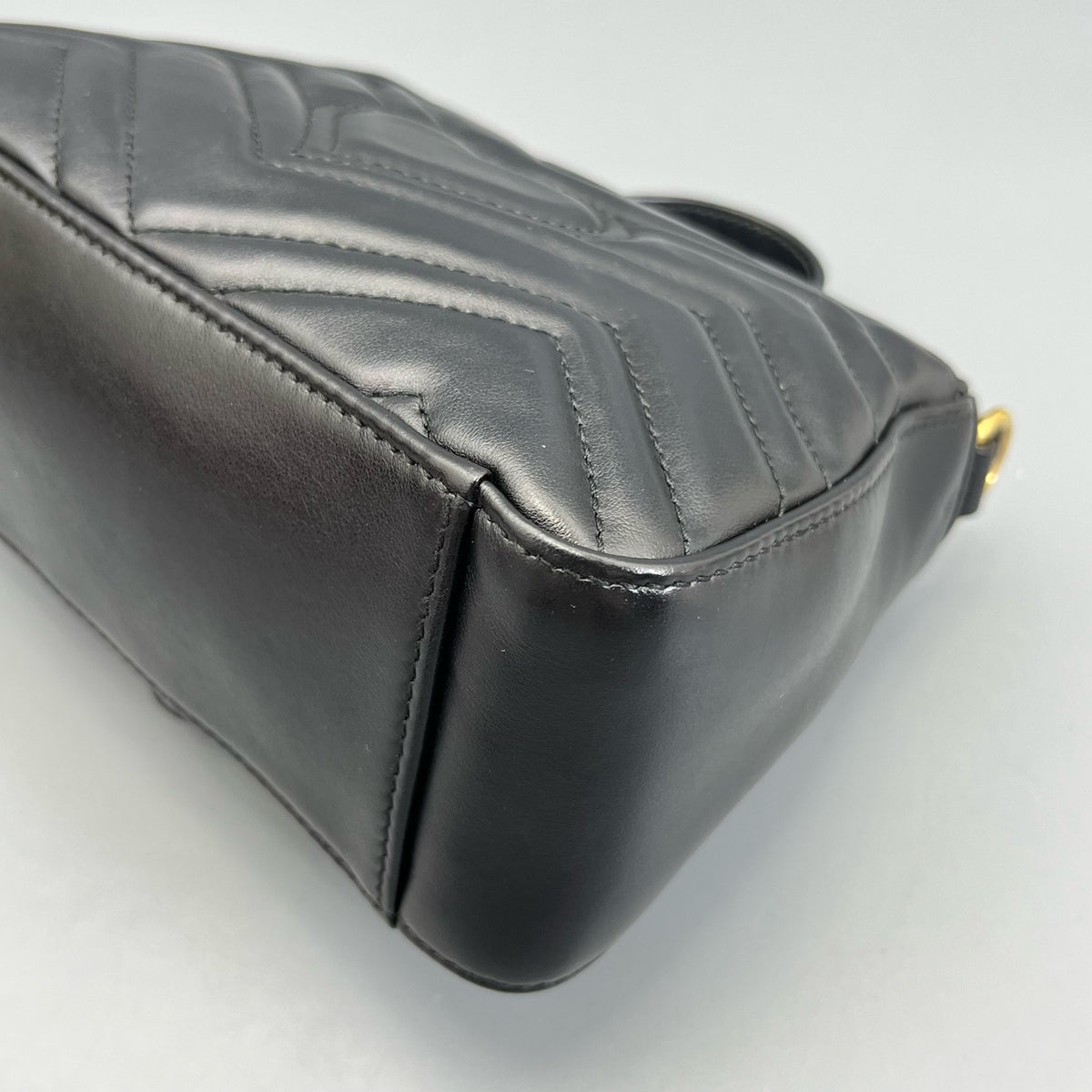Gucci - Marmont Messenger - Leather - Black - (mini)
