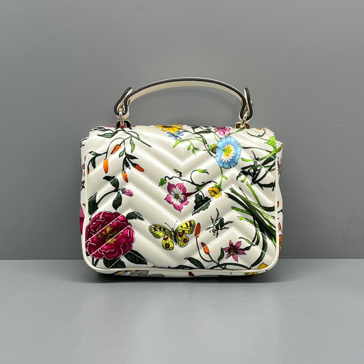 Gucci - Marmont Messenger Mini - Cloth - White - (mini)