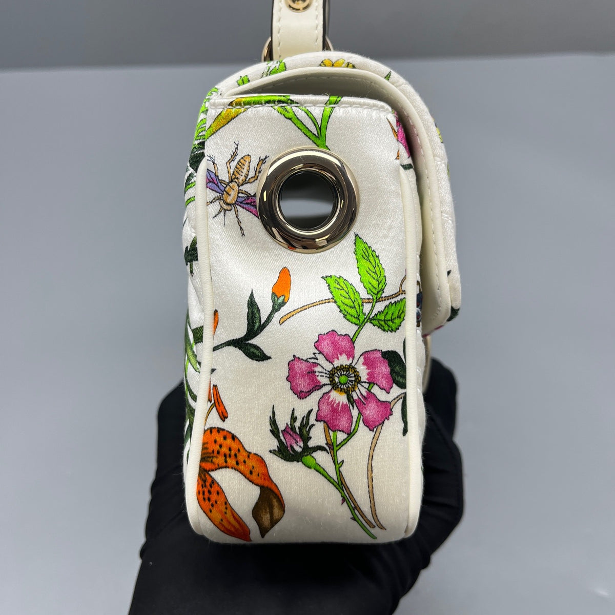 Gucci - Marmont Messenger Mini - Cloth - White - (mini)