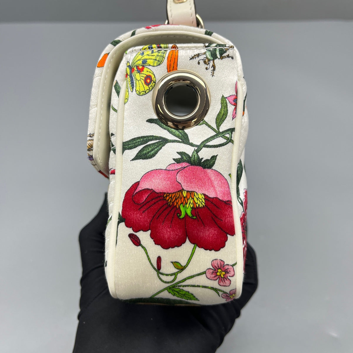 Gucci - Marmont Messenger Mini - Cloth - White - (mini)