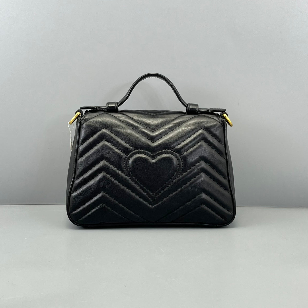 Gucci - Marmont Messenger Mini - Leather - Black - (mini)