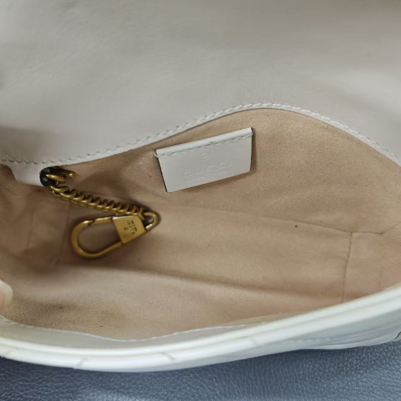 Gucci - Marmont Mini Bag - Leather - White - (mini)