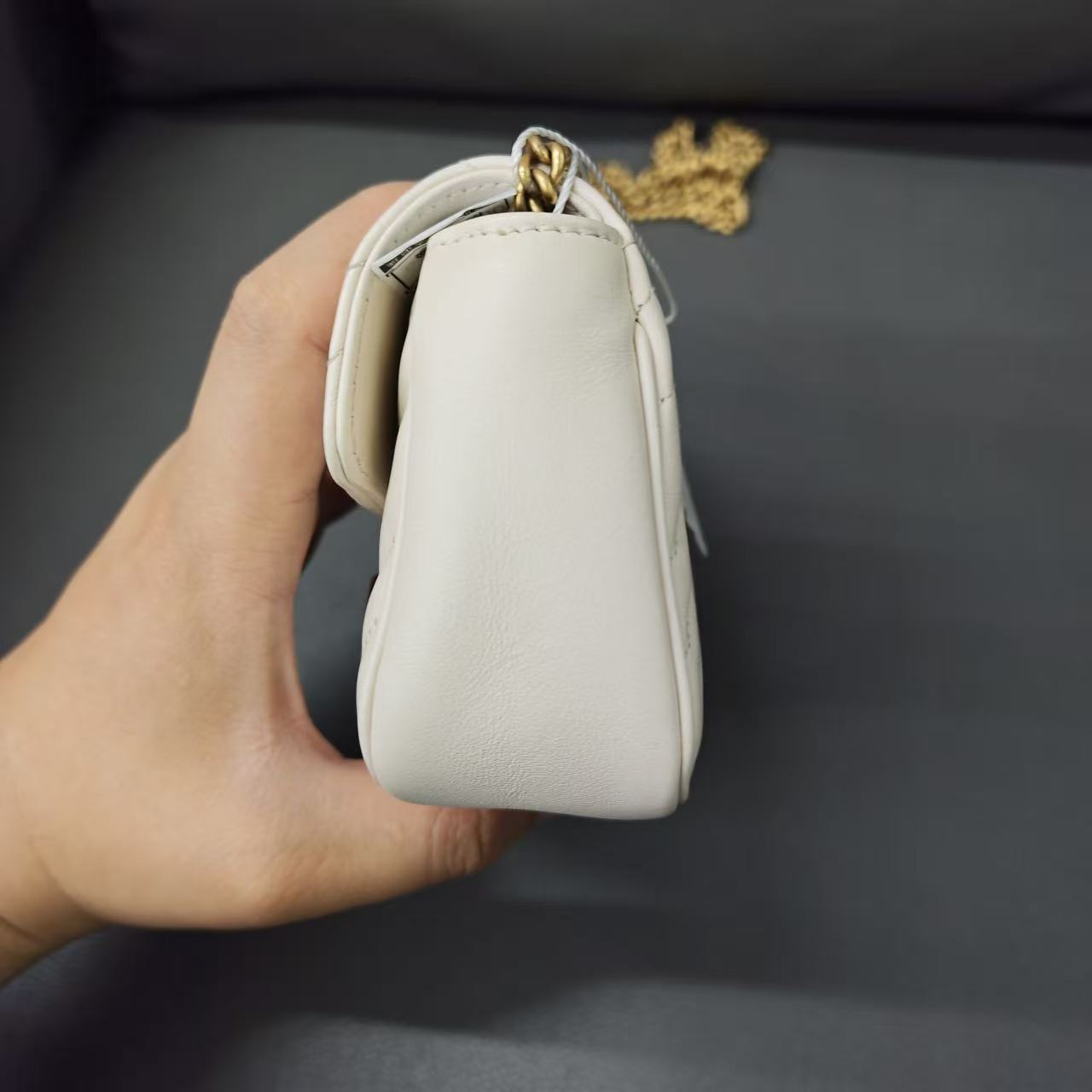 Gucci - Marmont Mini Bag - Leather - White - (mini)