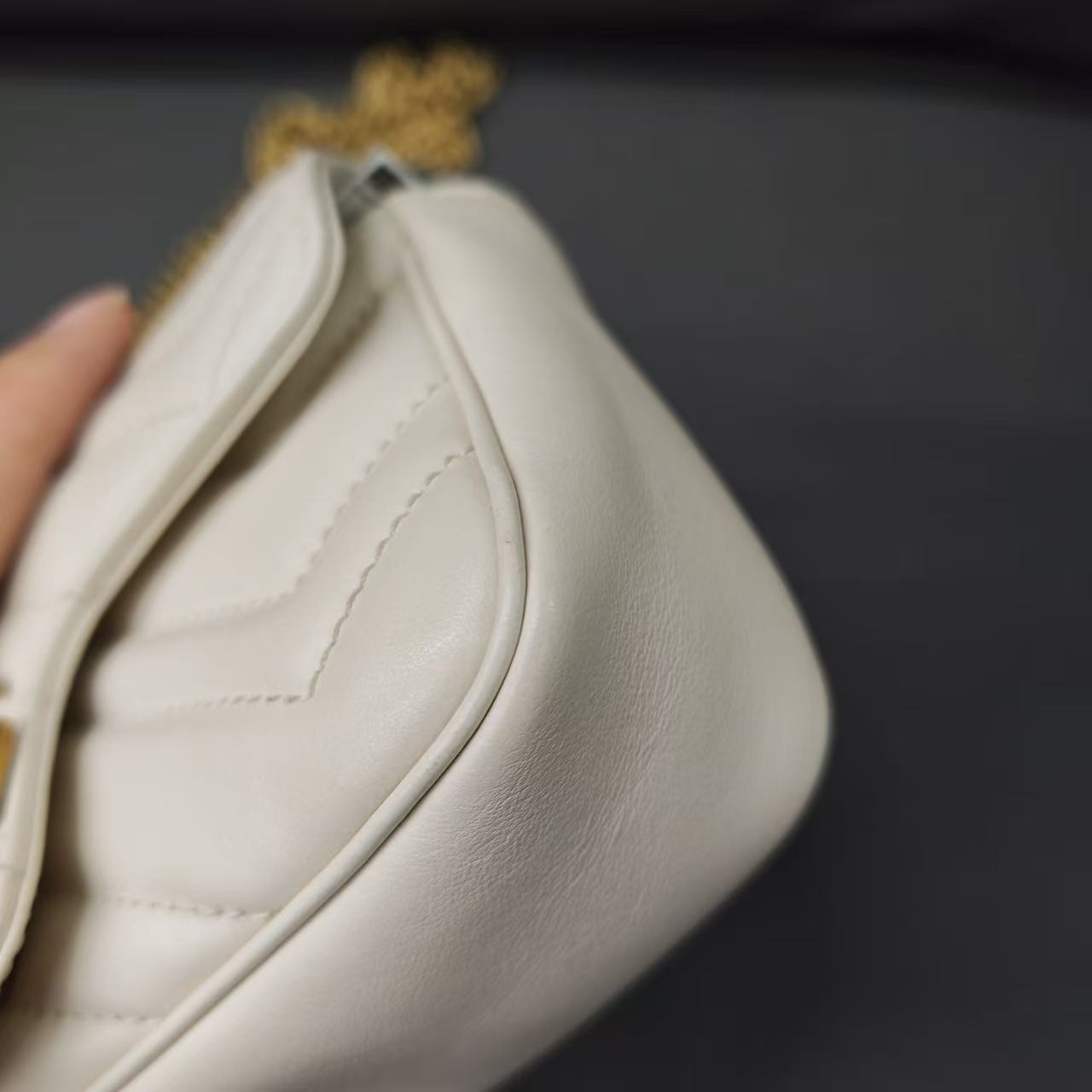 Gucci - Marmont Mini Bag - Leather - White - (mini)