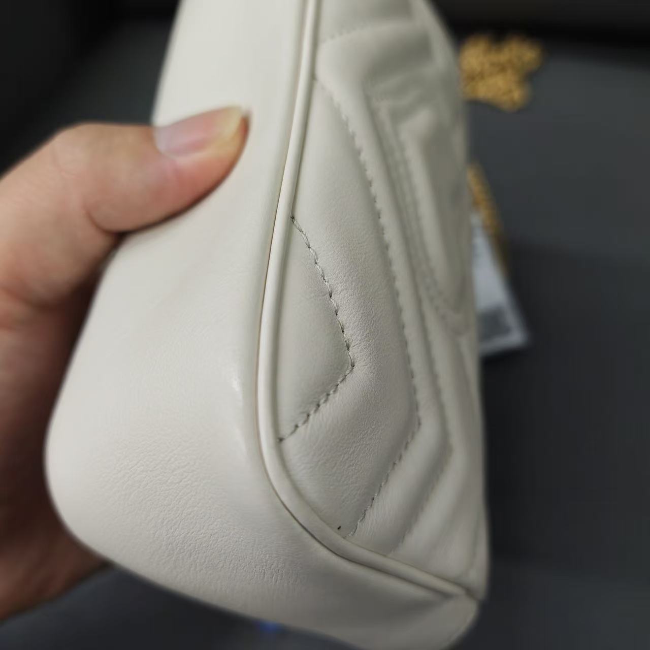 Gucci - Marmont Mini Bag - Leather - White - (mini)