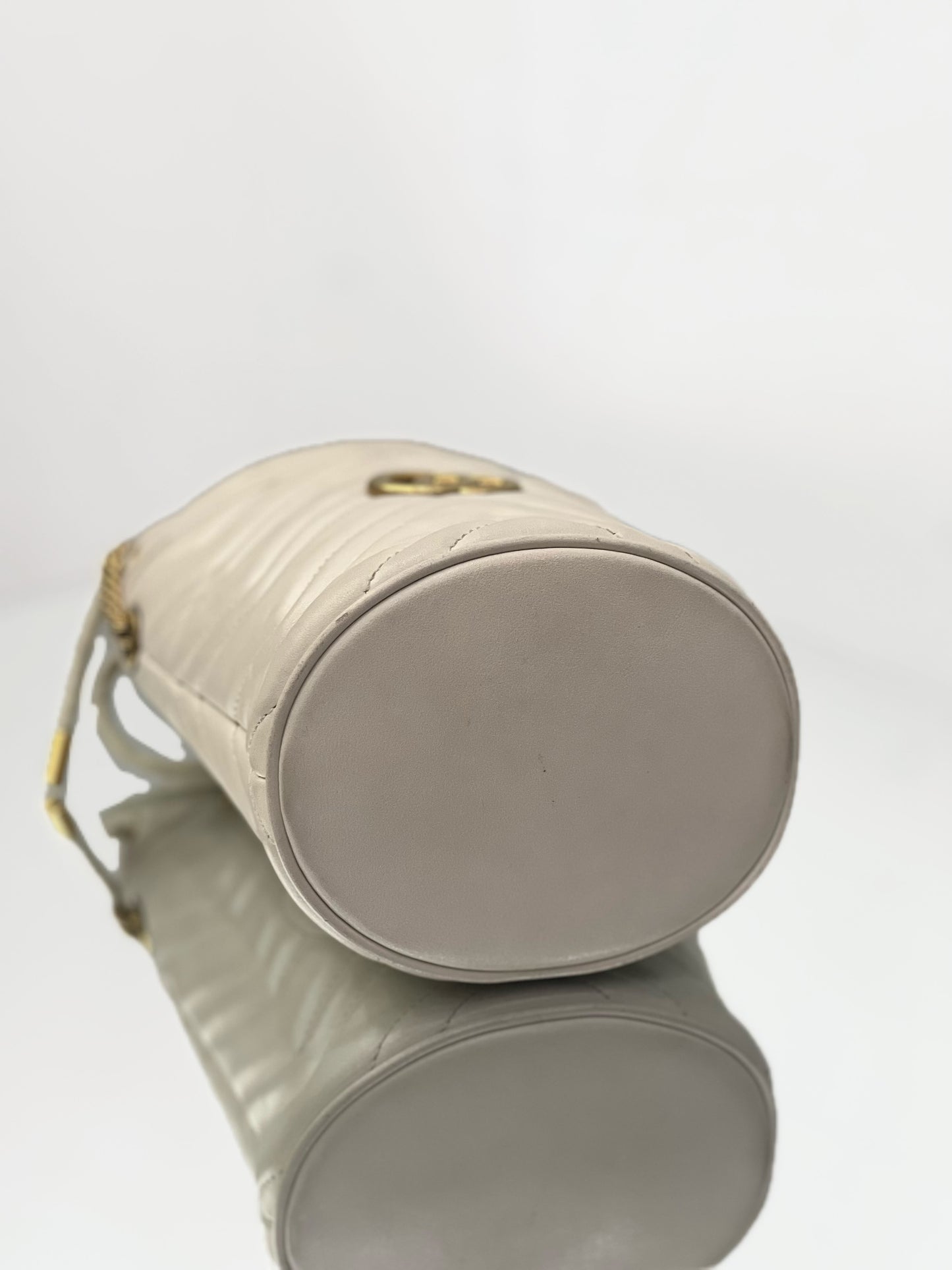 Gucci - Marmont Mini Bucket Bag - Leather - White - (mini)