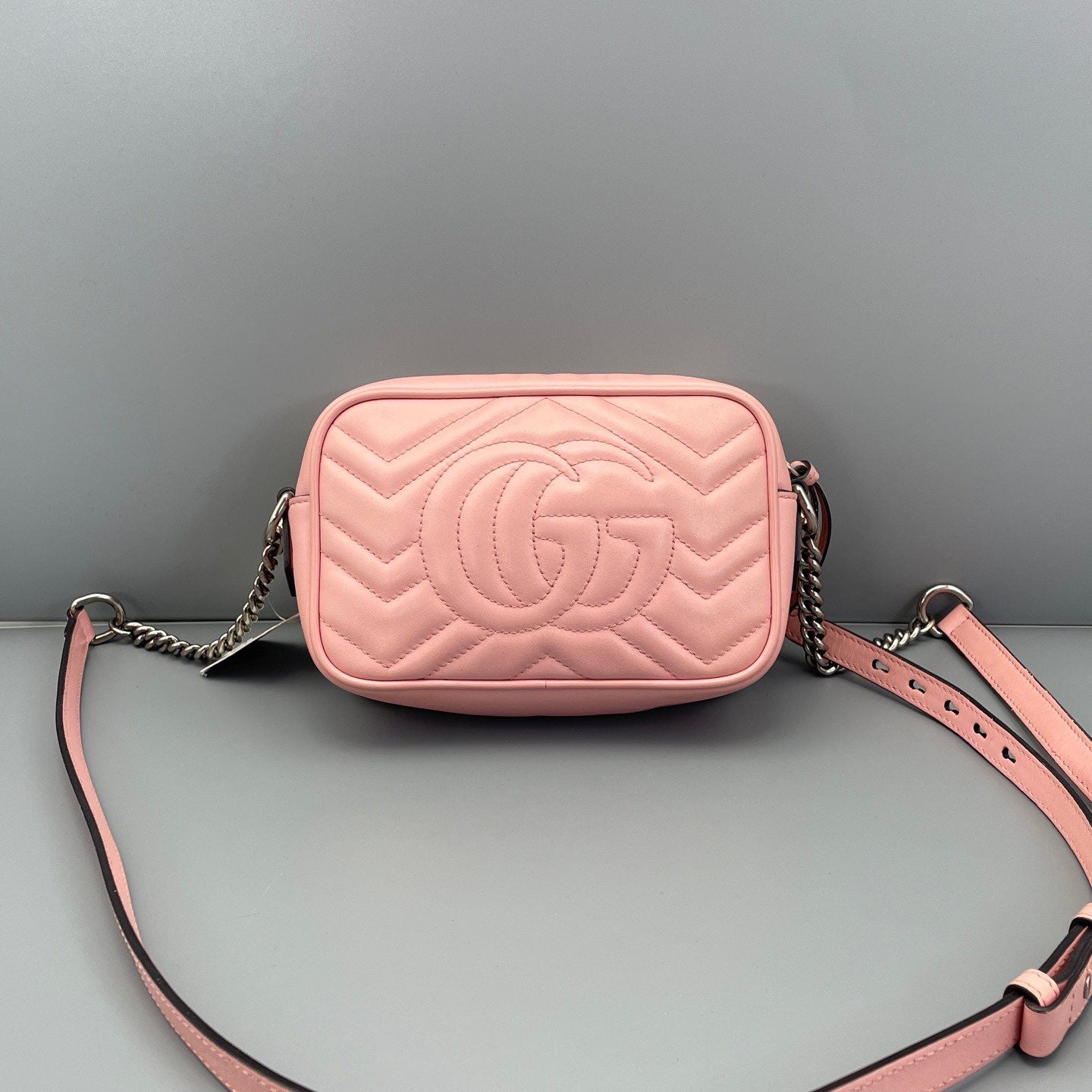Gucci - Marmont Mini Camera Bag - Leather - Pink - (mini)
