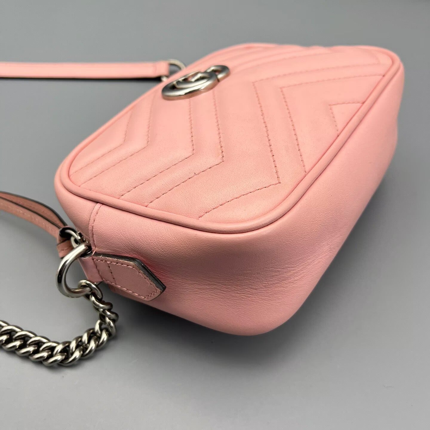 Gucci - Marmont Mini Camera Bag - Leather - Pink - (mini)