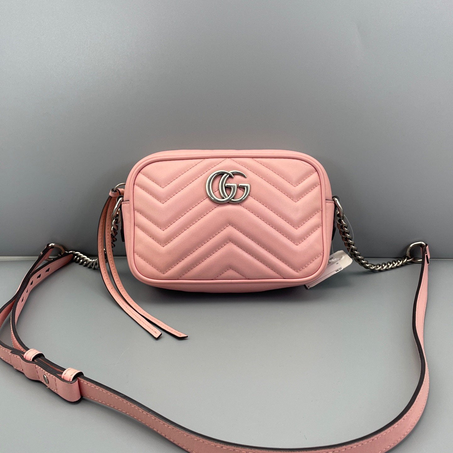 Gucci - Marmont Mini Camera Bag - Leather - Pink - (mini)