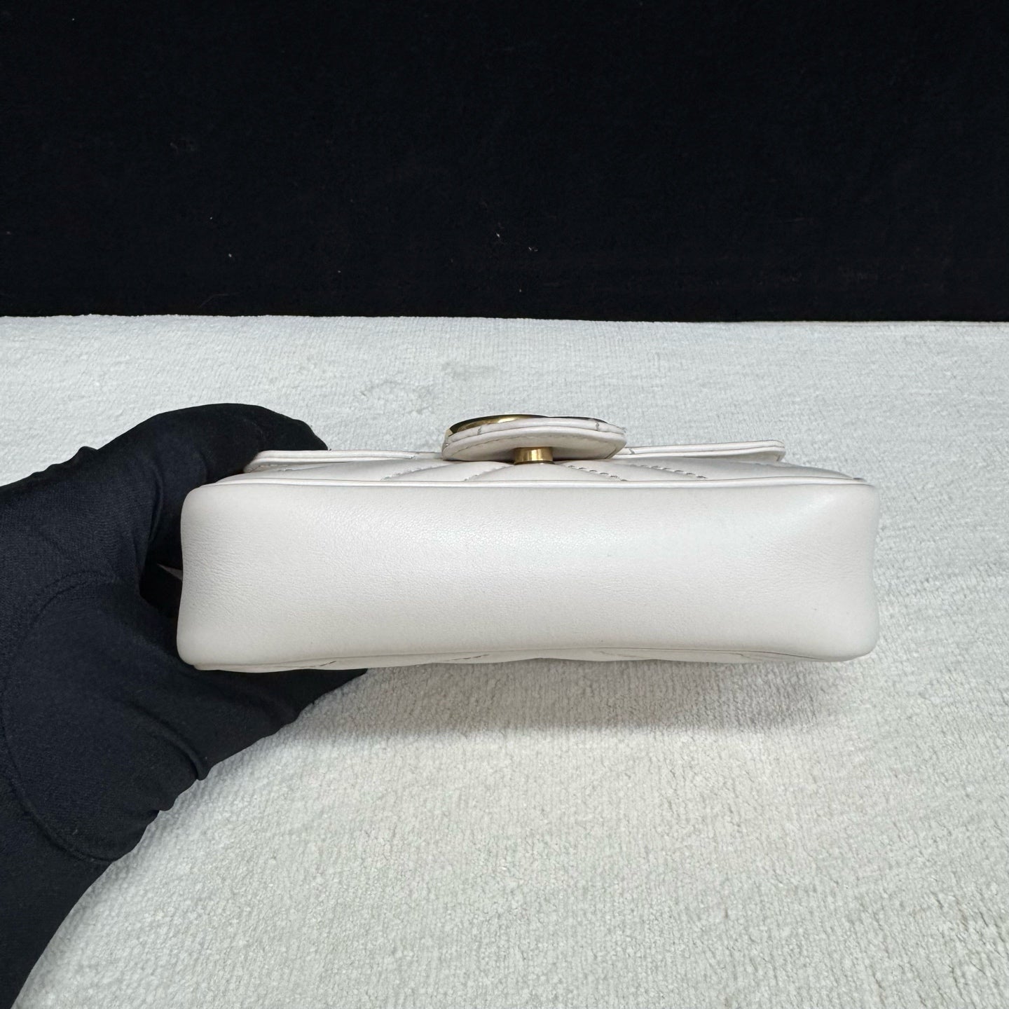 Gucci - Marmont Mini Chain Bag - Leather - White - (mini)