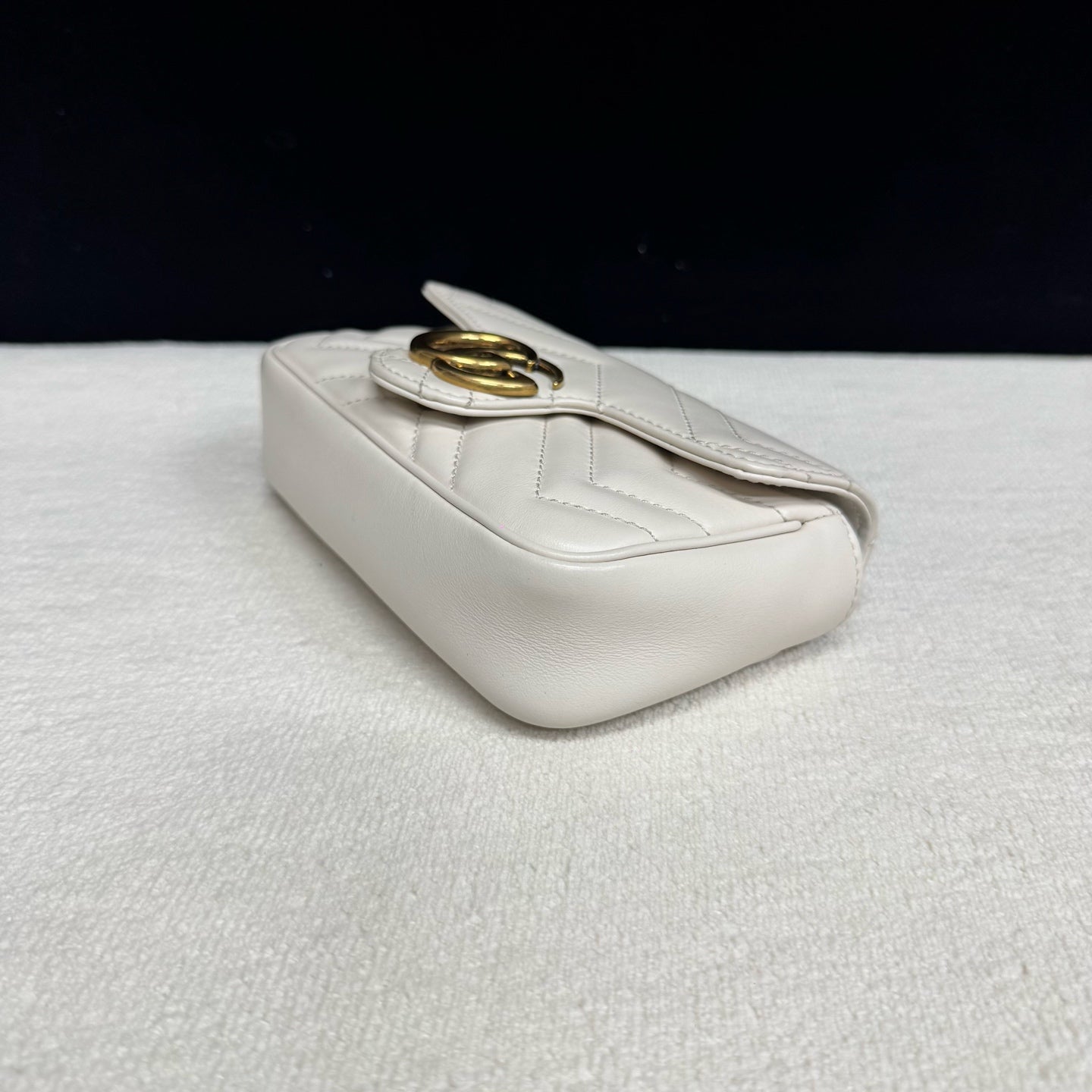 Gucci - Marmont Mini Chain Bag - Leather - White - (mini)