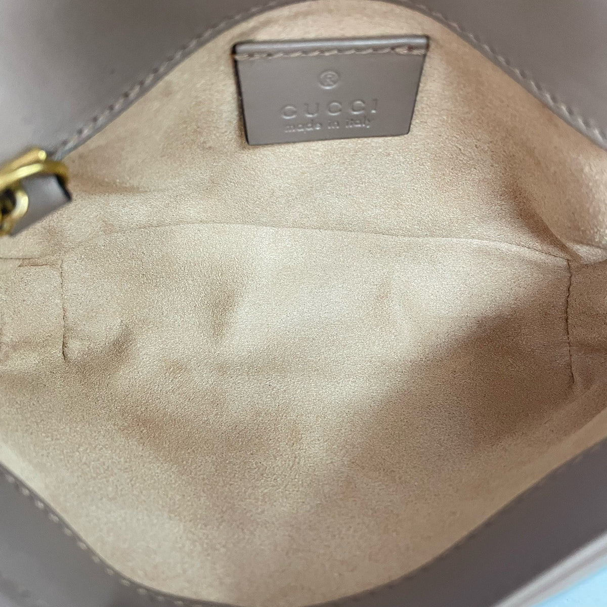 Gucci - Marmont Mini - Leather - Beige - (mini)