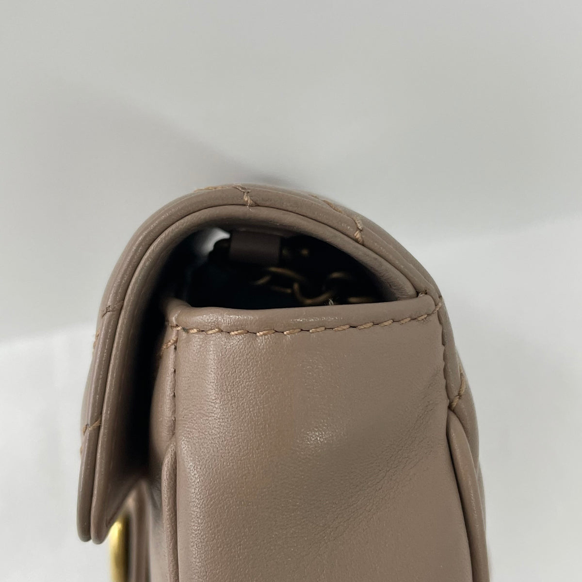 Gucci - Marmont Mini - Leather - Beige - (mini)
