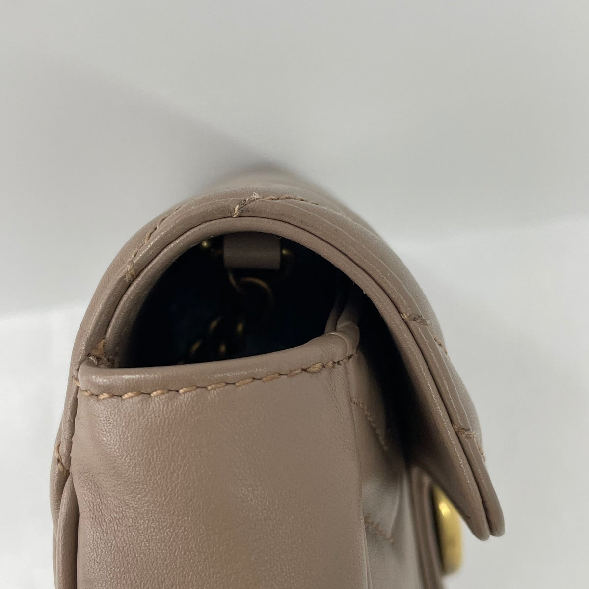 Gucci - Marmont Mini - Leather - Beige - (mini)