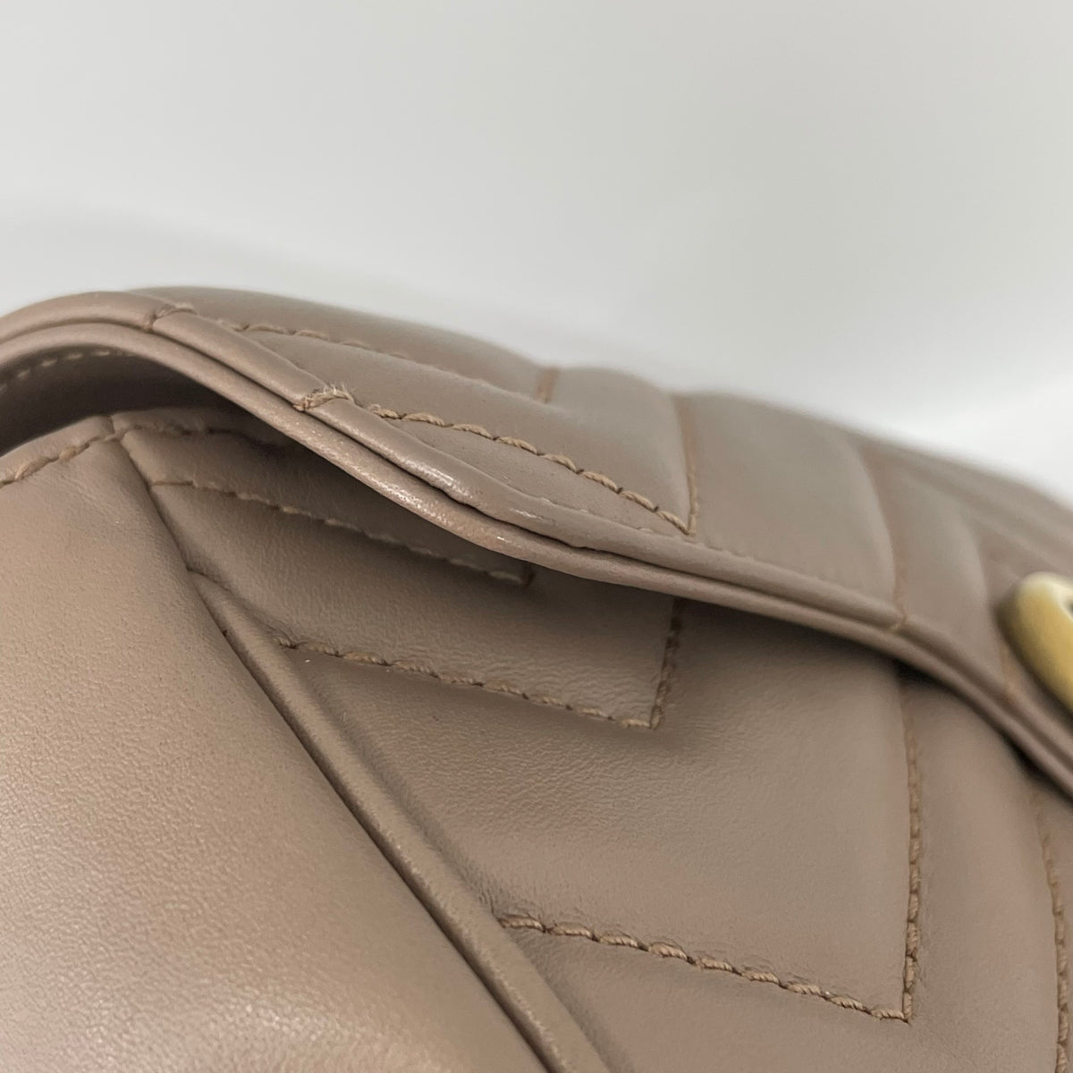 Gucci - Marmont Mini - Leather - Beige - (mini)
