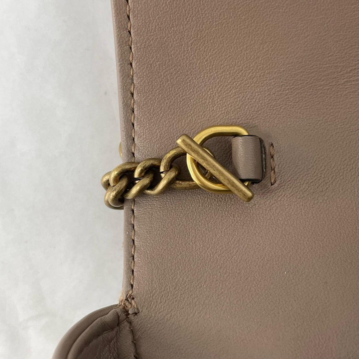 Gucci - Marmont Mini - Leather - Beige - (mini)