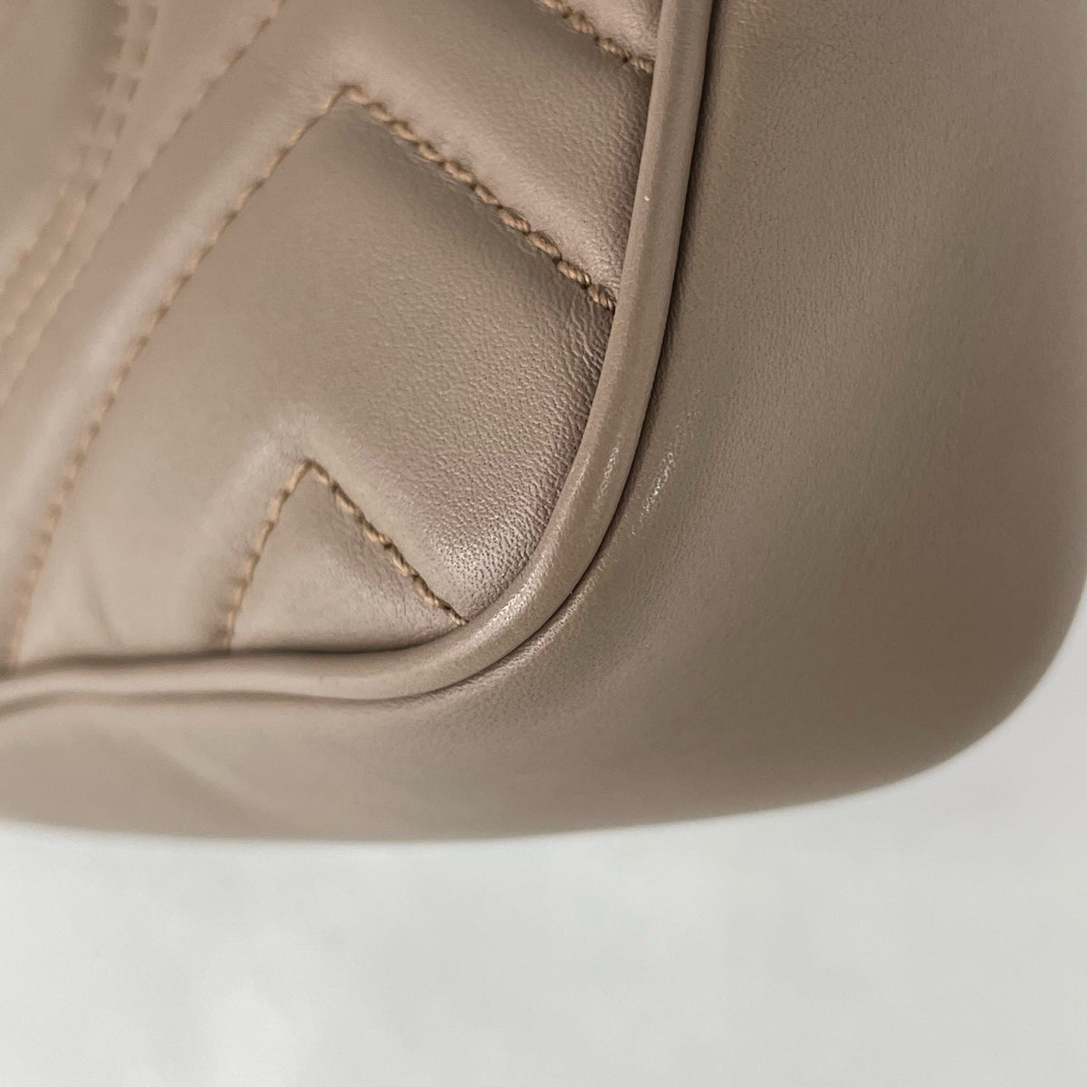 Gucci - Marmont Mini - Leather - Beige - (mini)