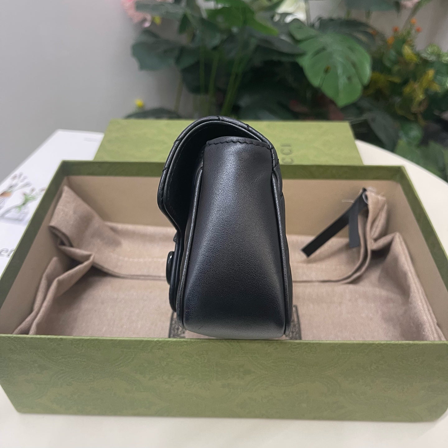 Gucci - Marmont Mini - Leather - Black - (mini)