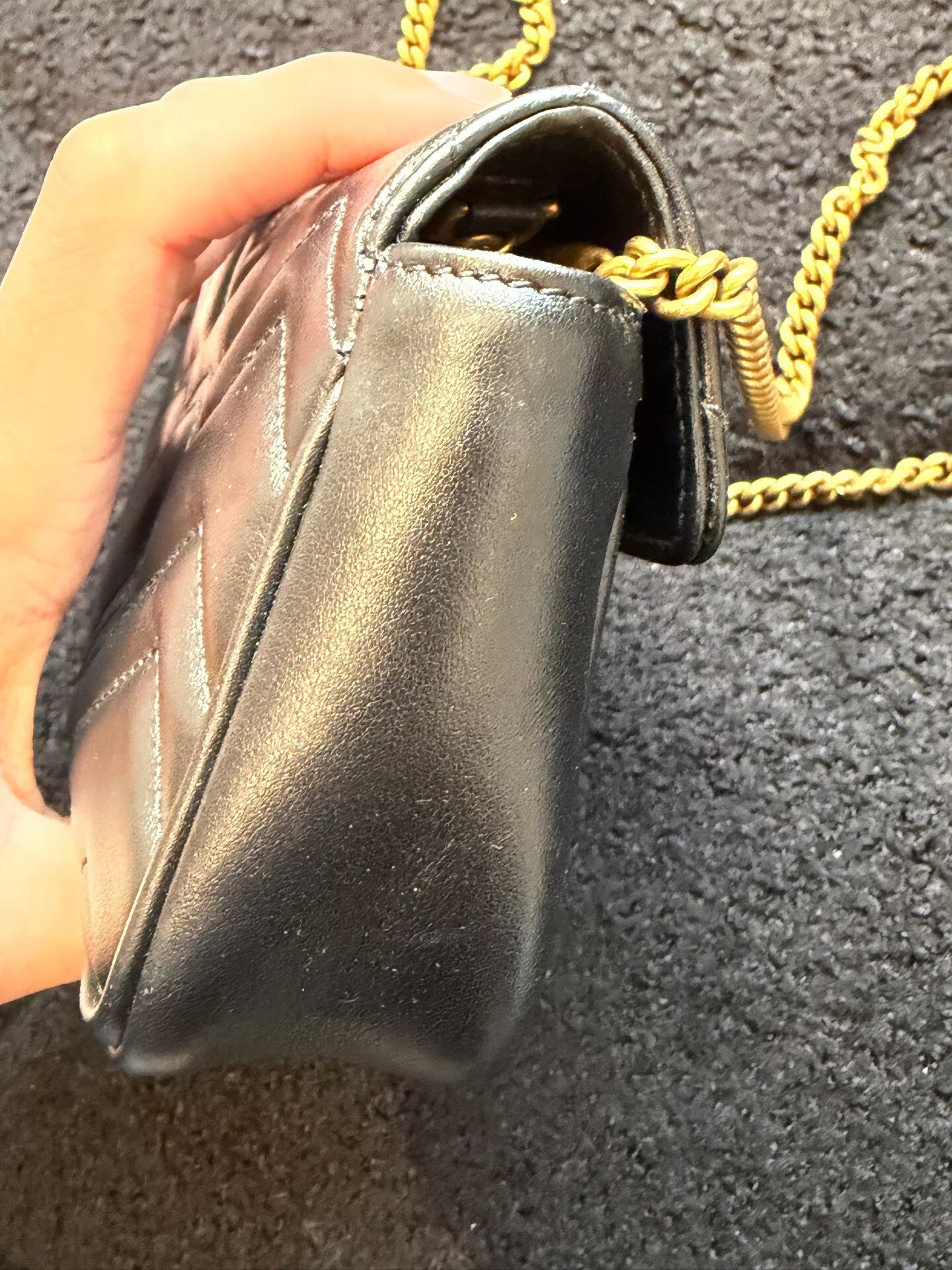 Gucci - Marmont Mini - Leather - Black - (mini)
