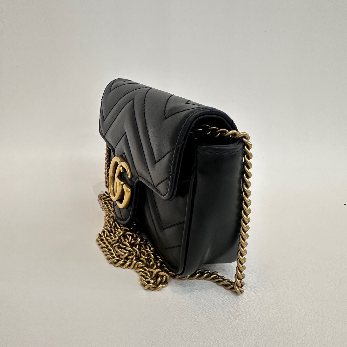 Gucci - Marmont mini - Leather - Black - (mini)